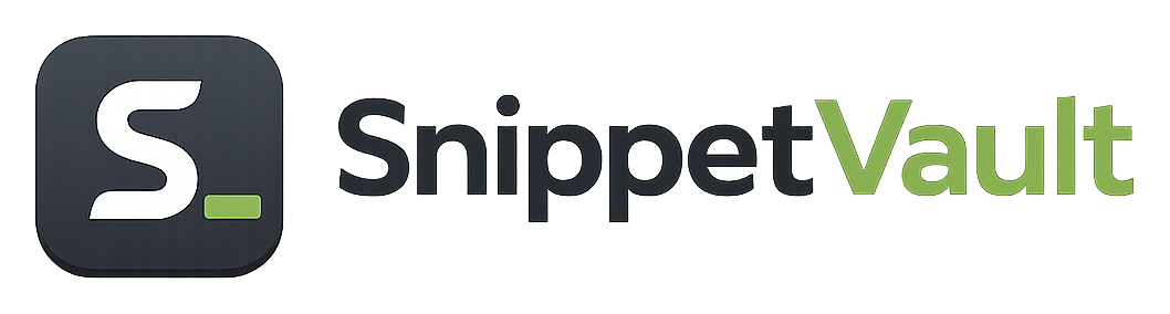 SnippetVault